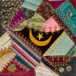 Fragment from Bedcover (Crazy Quilt Block)